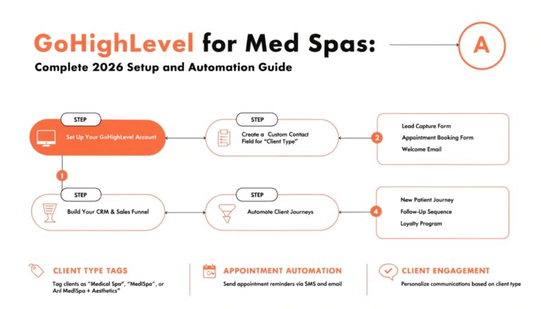GoHighLevel for Med Spas: Complete 2026 Setup and Automation Guide